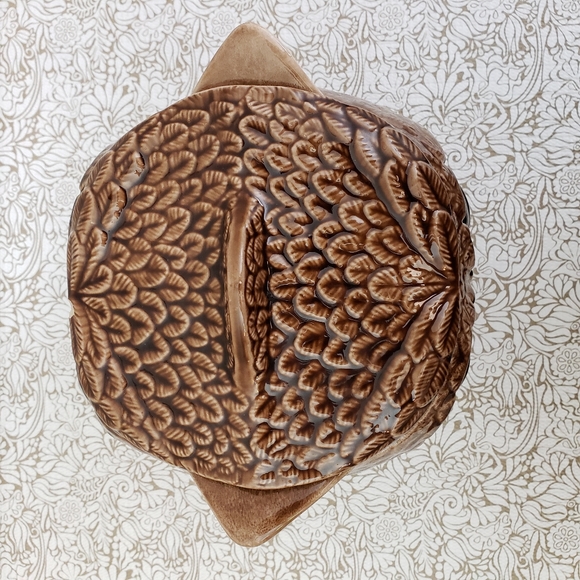 Vintage 1979 Pansy Ceramic Brown Owl Cooki… - Picture 6 of 12